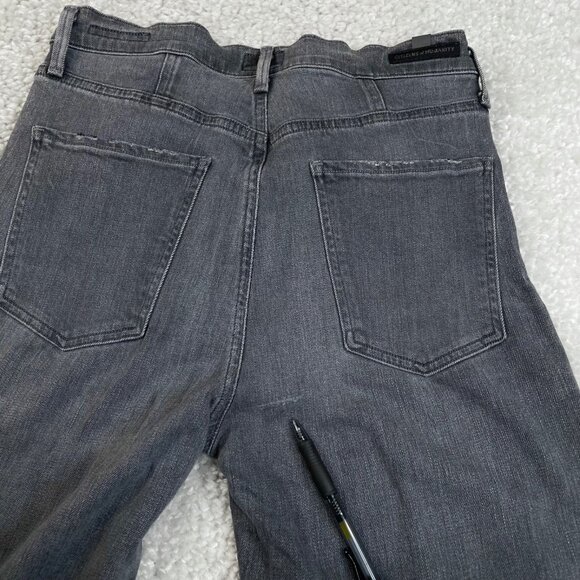 Citizens Of Humanity Chrissy High Rise Skinny Jean Trance Grey FLAW - Picture 7 of 15